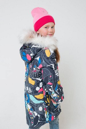 Пальто зимнее для девочки Crockid ВК 38067/н/2 ГР