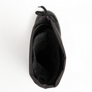 Сапоги мужские с утеплителем, цвет чёрный, размер 41