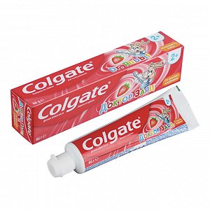 Зубная паста COLGATE Доктор Заяц вкус Клубники/Жвачки туба 50мл 188189286