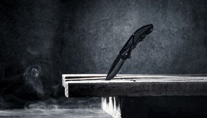 ЕРМАК Нож туристический складной 16см, нерж.сталь, арт.2