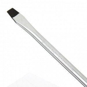 ЕРМАК Отвертка с прорезиненной ручкой SL 5х100мм (-)