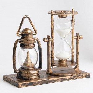 Песочные часы "Керосин", сувенирные, 15.5 х 6.5 х 12.5 см