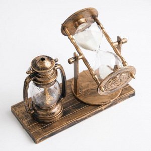 Песочные часы "Керосин", сувенирные, 15.5 х 6.5 х 12.5 см
