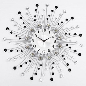 Часы настенные, серия: Ажур, "Атезино", плавный ход, d=22, 69 x 69 см