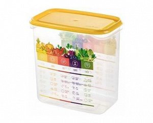 Контейнер для СВЧ 1,5л прям [VITALINE] СОЛНЕЧНЫЙ