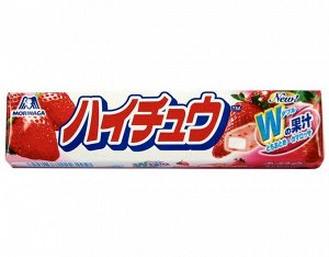 MORINAGA Жевательные конфеты клубника, 55.2 гр