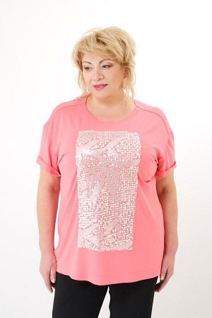 Блуза Русалка розовый