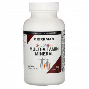 Kirkman Labs, мультивитамины и минералы для детей, 120 капсул