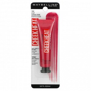 Maybelline, Cheek Heat, Gel-Cream Blush, Fuchsia Spark, 0.27 fl oz (8 ml)