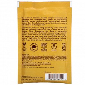 SheaMoisture, Raw Shea Butter, Moisture Recovery Treatment Masque with Seal Kelp & Argan Oil, 2 fl oz (59 ml)