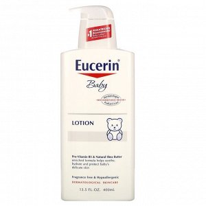 Eucerin, Baby, лосьон, без запаха, 400 мл (13,5 жидких унций)