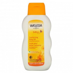 Weleda, Baby, успокаивающее масло для детей, с экстрактами календулы, 200 мл (6,8 жидк. унции)
