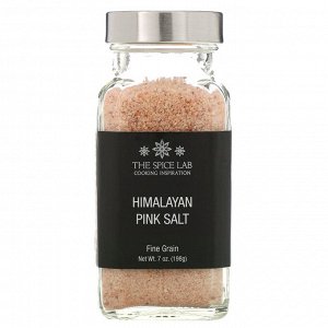 The Spice Lab, розовая гималайская соль, мелкого помола, 198 г (7 унций)
