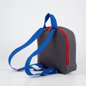 Рюкзак, с мигающим элементом на молнии, цвет синий