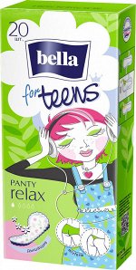 Прокладки ежедневные teens relax deo по 20 шт.
