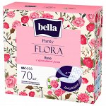 Прокладки ежедневные Bella Flora Rose, 70 шт./уп. (с ароматом розы)