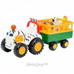 Развивающая игрушка Трактор - Сафари со светом и звуком 36*18 см (Kiddieland)