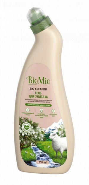 Ср-во чистящее д/унитаза BioMio BIO-TOILET CLEANER  экологичное Чайное дерево 750 мл.