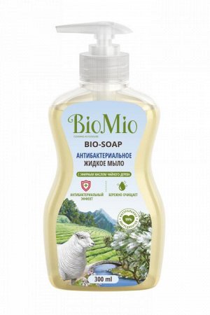 Мыло жидкое BioMio Bio Soap антибактериальное с маслом чайного дерева, 300 мл