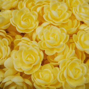 Вафельные цветы Розы Сложные Чайные Коробка, 70 шт.