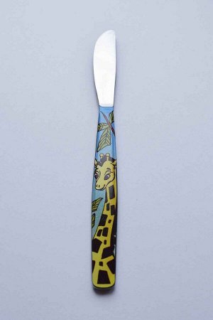 Нож детский столовый "Джунгли" с деколью