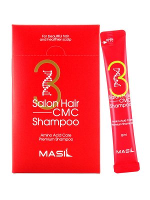 Восстанавливающий профессиональный шампунь с керамидами 3 Salon Hair CMC Shampoo