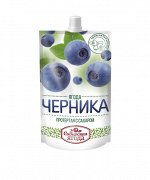 Черника протертая с сахаром