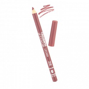 Карандаш д/губ TF TRIUMPH of COLOR lipliner, тон 208 raspberry/ малина, ТФ, Триумф, TRIUMPH