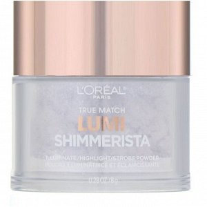 L'Oreal, Пудра-хайлайтер True Match Lumi Shimmerista, оттенок 505 «Лунный свет», 8 г