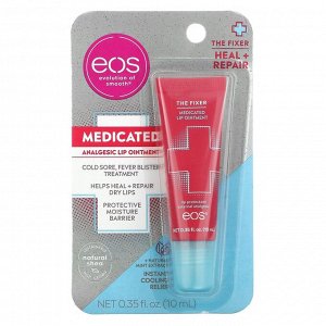 EOS, The Fixer, Medicated Analgesic Lip Ointment, 0.35 fl oz (10 ml)