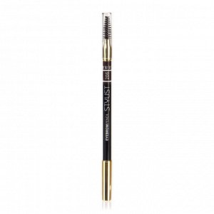 Карандаш д/бровей TF со щеточкой Eyebrow Pencil Stylist, тон 206 мягкий черный/ soft black