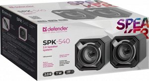 Колонки Defender SPK-540   7Вт  2.0 питание от USB