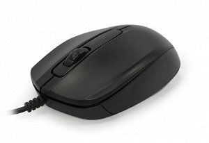 Мышь CBR CM 117  Black, оптика,офисн., 1200dpi, провод 1,15 м,  USB