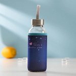 Бутылка «Звёздное небо», 300 мл, h=17 см, цвет МИКС