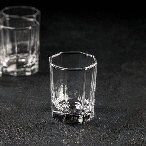 Стопки для водки Paşabahçe Kosem, 60 мл, стекло, прозрачные, набор 6 шт