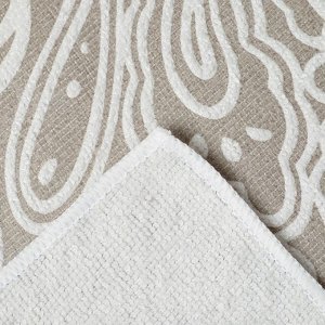 Полотенце микрофибра «Доляна», цвет серый, размер 40х40 см, п/э
