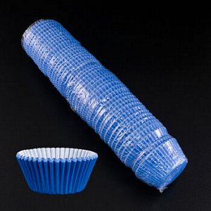 Капсулы бумажные Голубые 50*35 мм, 1000 шт