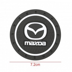 Силиконовые подстаканники в авто с логотипом Mazda