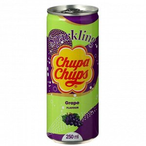 Напиток газированный Chupa Chups виноград, 250 мл