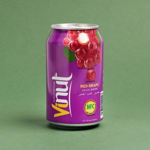 Напиток безалкогольный Vinut с соком красного винограда, 330 мл