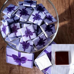 Набор из 8 шоколадок «Бант на фиолетовом», 40 г