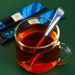 Чай в стиках «Счастливого нового года», вкус: бергамот, 15 шт. х 2 г.