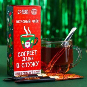 Чай в стиках «Согреет даже стужу», вкус: имбирь, 15 шт. х 2 г.