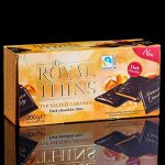 Шоколад Royal Thins Caramel &amp; Sea Salt с солёной карамелью, 200 г