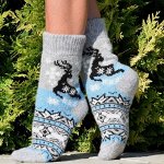 Носки и следки женские шерстяные