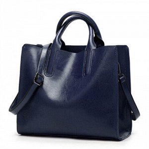 Женская кожаная сумка 302 D BLUE