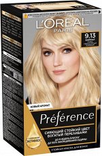 Loreal Paris Стойкая краска для волос &quot;Preference&quot;, оттенок 9.13, Байкал