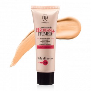 Крем-тон и основа под макияж TF professional BB Cream+Primer, Увлажняющий тон 03, ТФ, Триумф, TRIUMPH