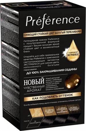 Loreal Paris Стойкая краска для волос "Preference", оттенок 1.0, Неаполь EXPS