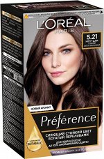 Loreal Paris Стойкая краска для волос &quot;Preference&quot;, оттенок 5.21, Нотр-Дам